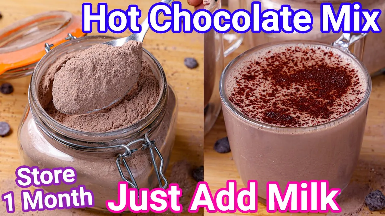 Hot Chocolate Instant Mix - Homemade Choco Mix Store 1 Month   Refreshing Hot Beverage Instant Mix