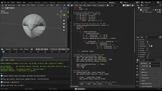 Python Scripting into Blender with gpt-4 prompts Triply Periodic Minimal Surfaces