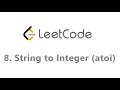 LeetCode with Me 8 String to Integer atoi