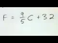 Let C 37 and Solve for F F C 32