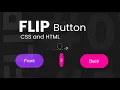 CSS 3D Flip Button CSS Flip Effect CSS Hover Animation