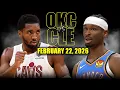 Oklahoma City Thunder vs Cleveland Cavaliers Full Game Highlights - February 22 2026 NBA Season