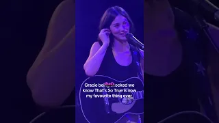 Gracie Abrams Was SHOCKED When The Crowd Knew Her Unreleased Song 