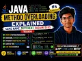 Java Method Overloading Explained Same Name Different Parameters Telugu Kenzo Pulse Kenzo