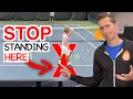 Stop Standing HERE in tennis! (Why you get Passed)