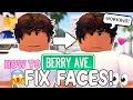 WORKING HOW TO FIX MALE FACES TUTORIAL IN BERRY AVENUE