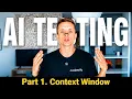 QA AI Testing Course - Context Window