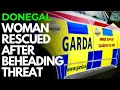 I LL CUT YOUR HEAD OFF - WOMAN TERRORISED BY MAN WITH TASER AND HANDCUFFS