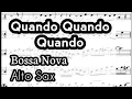 Download Lagu Quando Quando Quando Alto Sax Sheet Music Backing Track Play Along Partitura