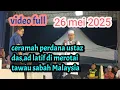 Download Lagu ustaz dasad Latif ceramah perdana video (FULL) di Merotai besar tawau sabah Malaysia  26/05/2025