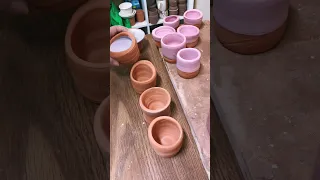 تلوين الفخار بالتغطيس Pottery Glazing 