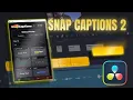 INSANE Word by Word Caption Plugin for DaVinci Resolve 20 1 Studio