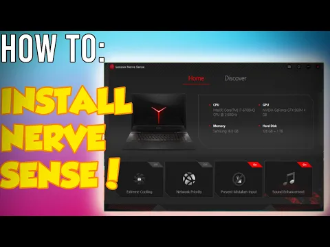 Download MP3 How to install Lenovo Nerve Center(Sense) Extreme Cooling for Lenovo Y Series Laptops!