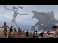 Godzilla vs Siren Head in real life
