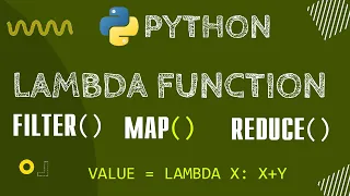 Lambda Function in Python with Filter Map andd Reduce - Tutorial Rays