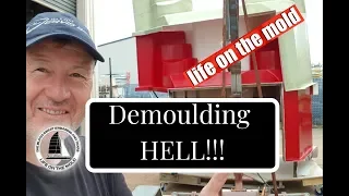 Ep059 Demoulding the Companionway Module – Life On The Hulls  – Catamaran Build