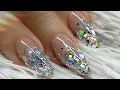 WATCH ME WORK Holo Glass Glitter Ombre Nails Oh I messed these up