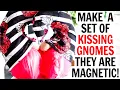 Magnetic Gnomes - Mini Kissing Gnome Couple