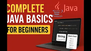 Java Basics Explained in Hindi Data Types Type Casting Strings Math Class in One