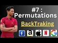 Permutations - Backtraking