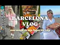 BARCELONA VLOG I Cafe hopping enjoying the city beach days vintage shopping