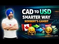 Convert CAD to USD in Questrade Norbert s Gambit Step-by-Step Daily Market School