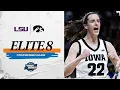 Iowa vs LSU - Elite Eight NCAA tournament extended highlights