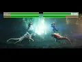Godzilla x Kong vs Scar King x Shimu with healthbars