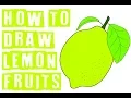 One lemon fruits coloring pages for kids Drawpin
