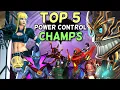 Top 5 Power Control Power Lock Steal Burn and Drain Champs Marvel Contest of Champions