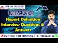 PEGA in Reports Definition Interview Questions Answers Software Job Interviews PEGA PRPC