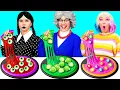 Download Lagu Wednesday vs Grandma Cooking Challenge | Funny Food Recipes by BaRaDa Gold Challenge