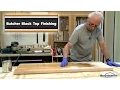 How to Butcher Block Top Finishing