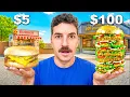 5 Burger vs 100 Burger