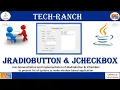 How to create JRadioButton JCheckBox in Java Swing GUI API SWING GUI API TechRanch
