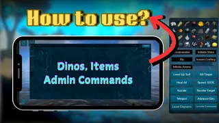 ARK Mobile Commands Guide Tame Dinos Spawn Items and Admin Tips