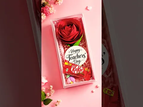 Diy teachers day Card  🤩🎀🌸💞| gift for teacher 😘 | diy gifts| diy chocolate gift idea