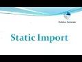 Java Interview 07 - Static Import