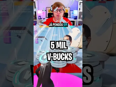 V-BUCKS GRÁTIS no FORTNITE! Ganhe agora mesmo jogando esse MAPA!