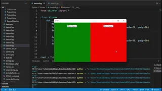 How to position Tkinter Frames side by side using pack