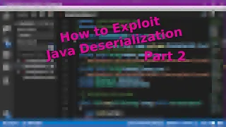 Exploit Java Deserialization Discovering Insecure Deserialization