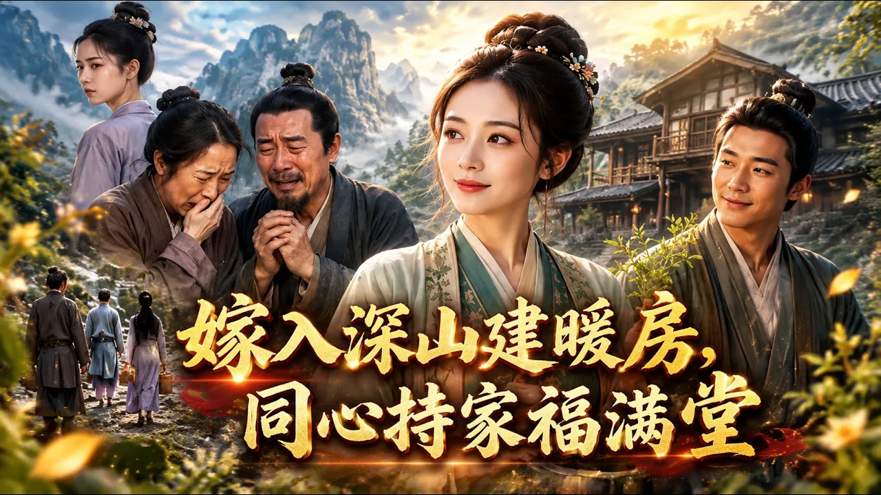 嫁入深山建暖房,同心持家福满堂