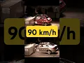 Volvo S60 vs Fiat 500 crash test