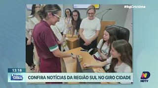 Giro Cidade: Confira as últimas notícias que movimentaram o sul de Santa Catarina