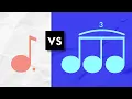 Dotted Notes vs Triplets What s the difference
