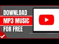 Download Lagu How to Download Music from YouTube to MP3 [Free]