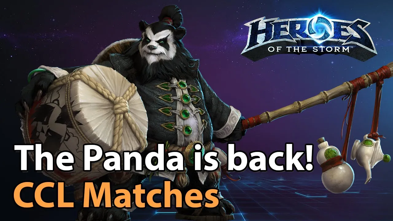 ► The Panda is back! More CCL Matches! - Heroes of the Storm Esports