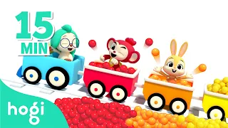 Download Learn Colors with Choo-Choo Trains｜15 min｜Colors for Kids | Learn Colors｜Hogi Pinkfong Colors MP3