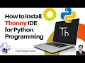 How to install Thonny IDE for Python Programming Python Bangla Tutorial