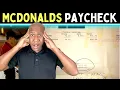 Jaw-Dropping McDonald s Paycheck This is Life on a Minimum Wage Budget